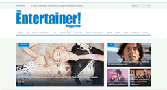 Desktop Screenshot of entertainermag.com